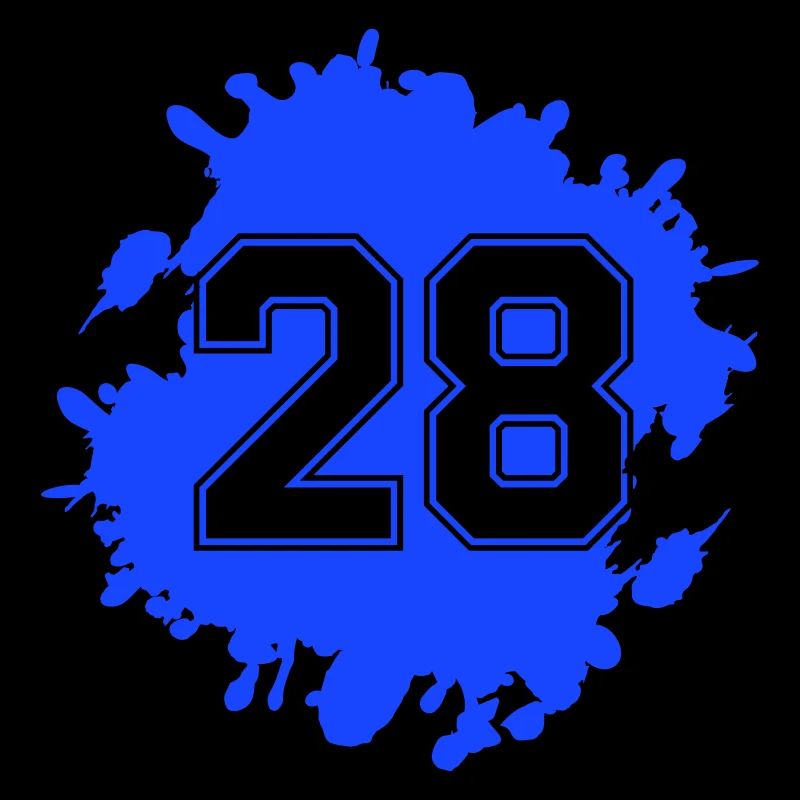 28 klecks