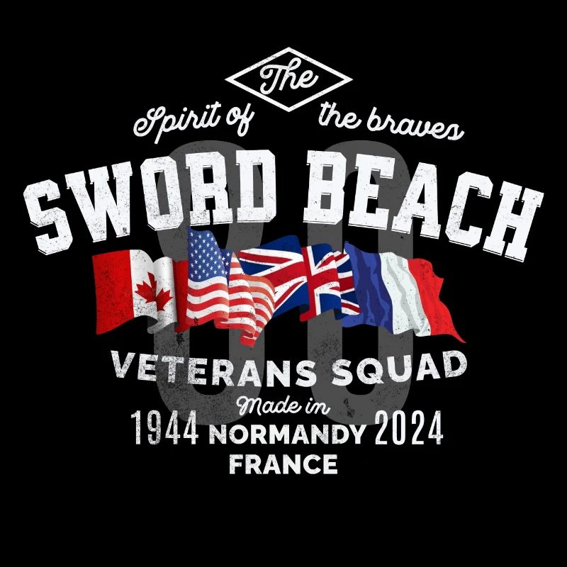 Sword Beach Normandy 80th anniversary