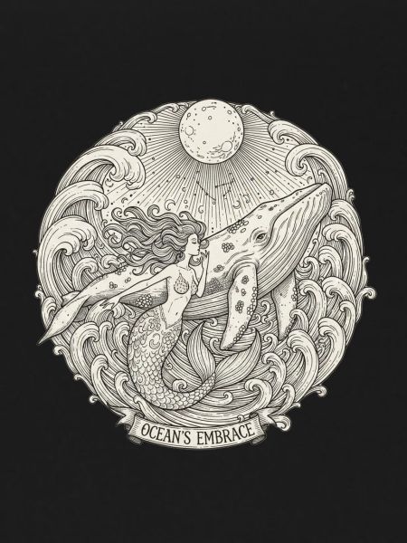 Oceanic Embrace Mermaids