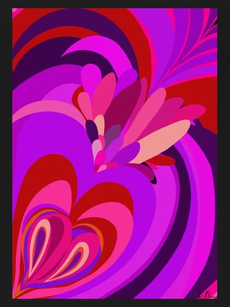 Psychedelic heart