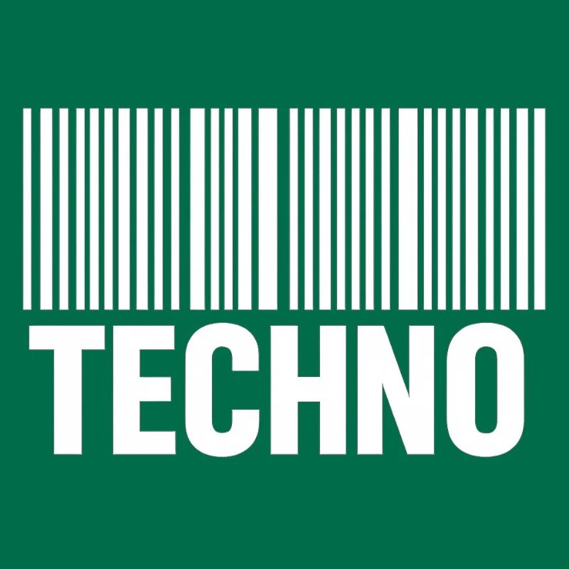 Techno Barcode Pattern
