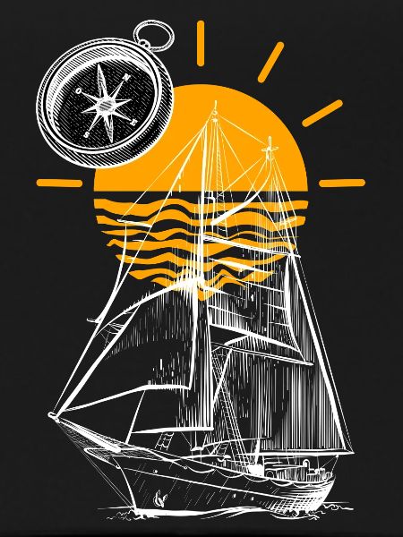 Sailing Ship Sunset