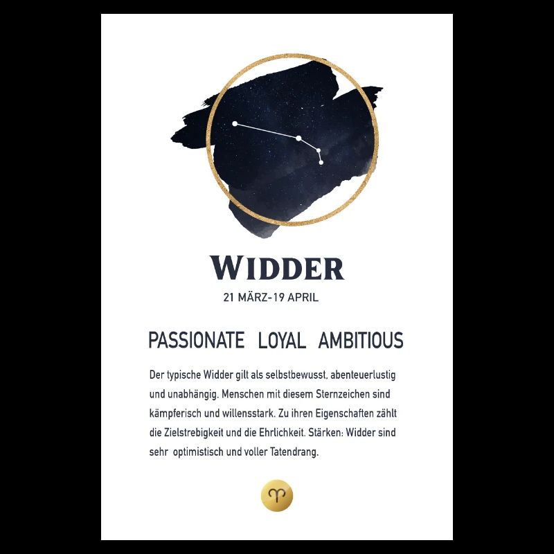 Sternzeichen Widder
