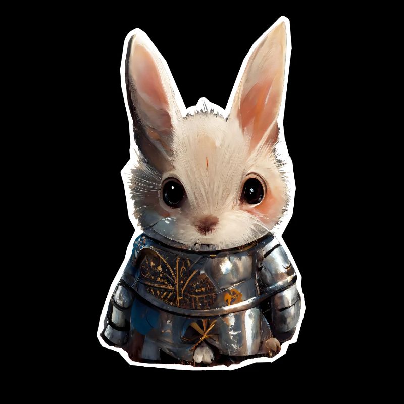Cute Rabbit Knight Hase