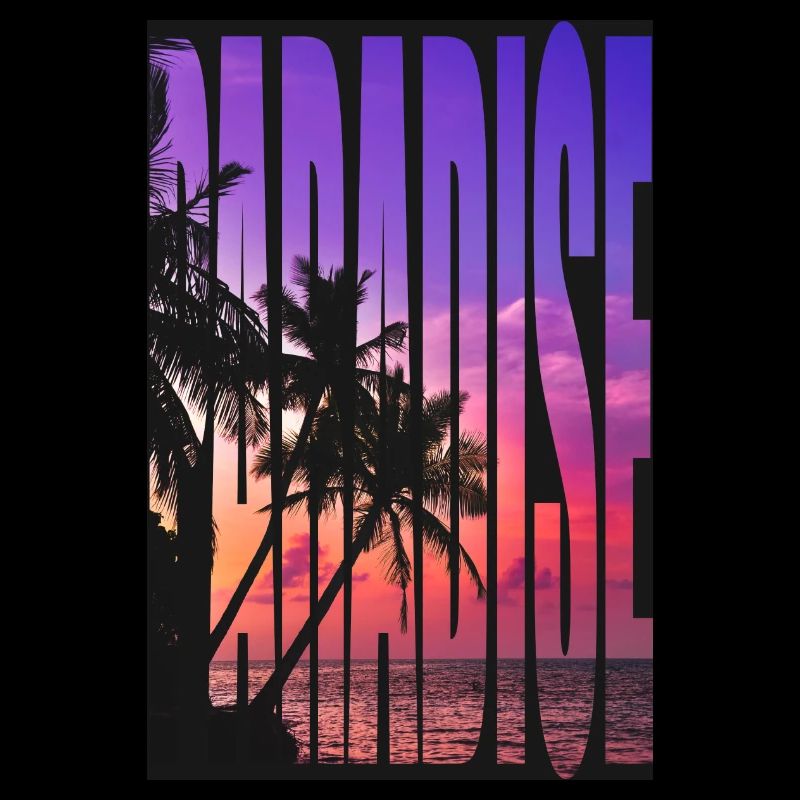 paradise tshirt design
