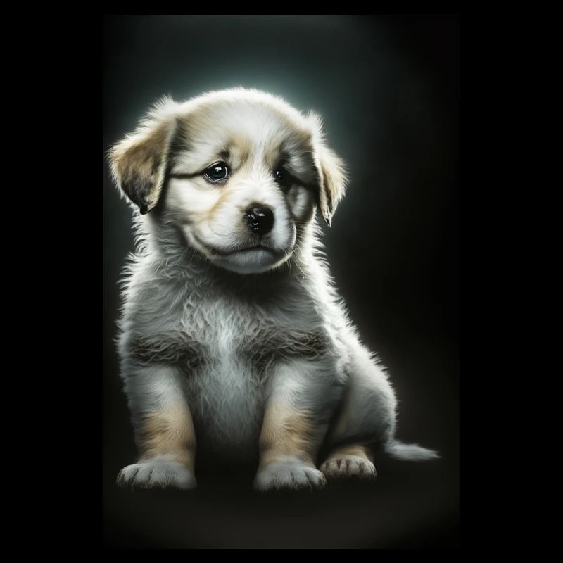 Chiot blanc