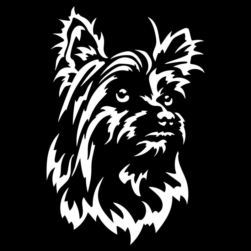 Yorkshire Terrier Kopf "Black Edition"