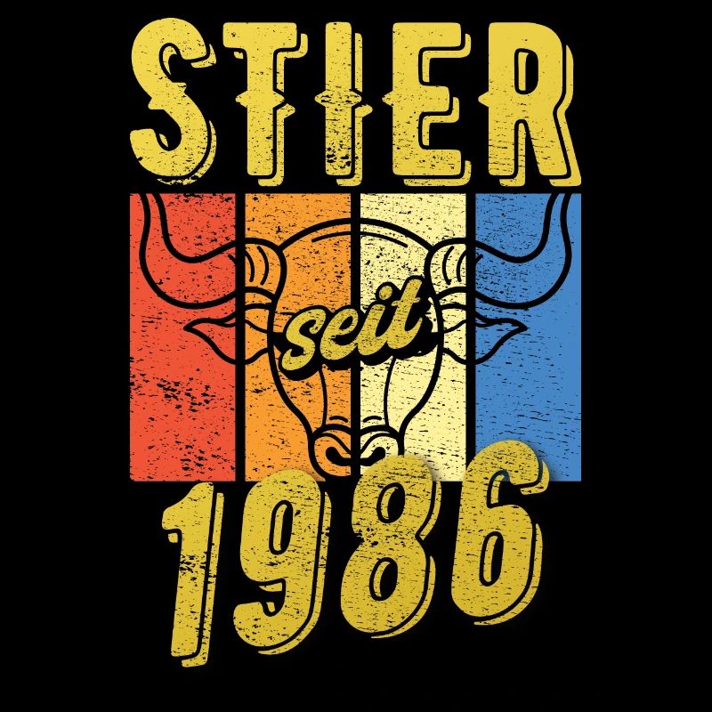 Stier 1986 Geburtstag Sternzeichen Geschenkidee