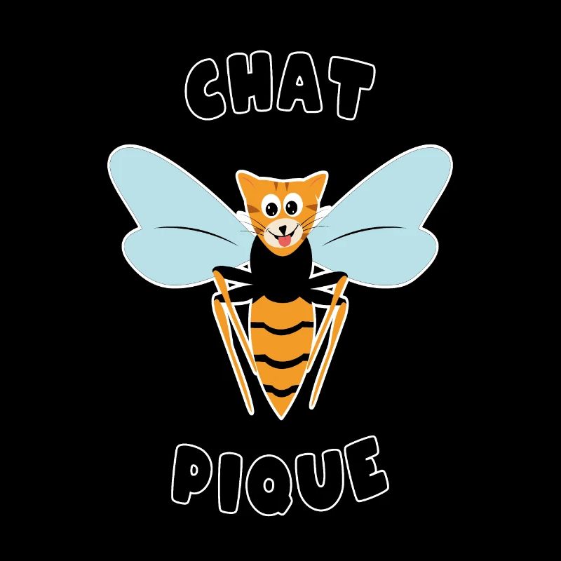 "Roupette le chat" . Chat pique guêpe