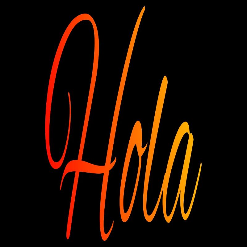 Hola, rouge - orange - jaune