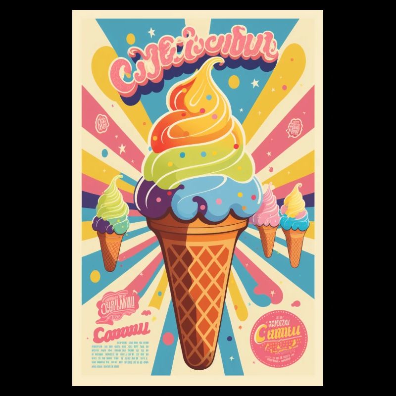 Eiscreme-Stil