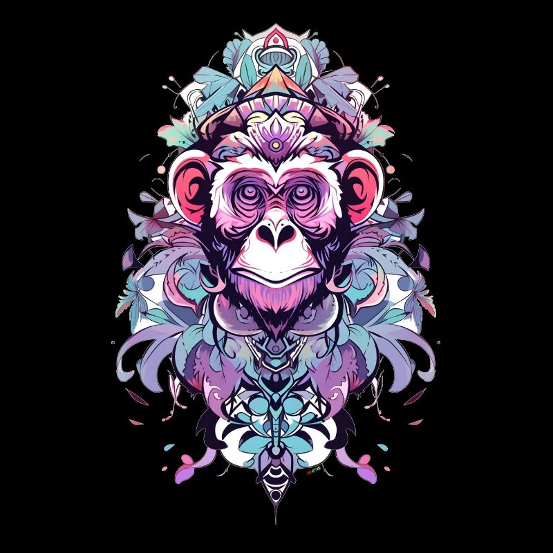 mera street art monkey two