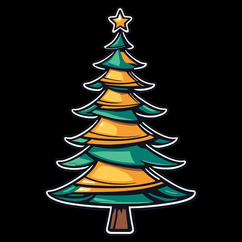 Arbre de Noël Dessin de Noël
