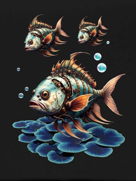 Toller Fantasy-Steampunk-Fisch.
