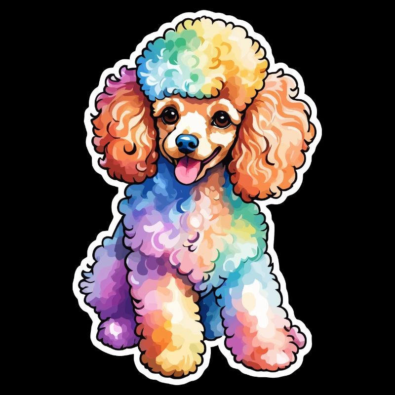 Poodle Watercolors