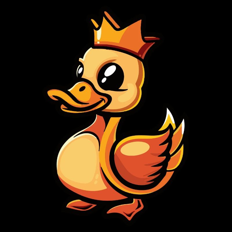 Ente Comic Krone