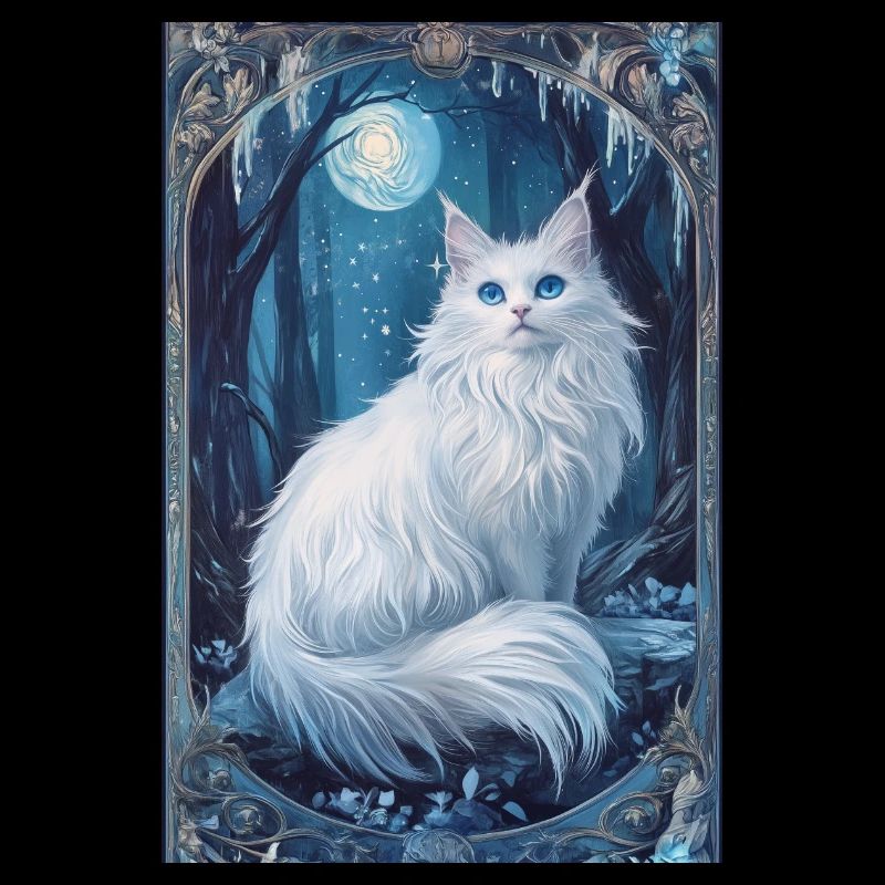 Cloudtail Cloud Tail Beau chat blanc hiver
