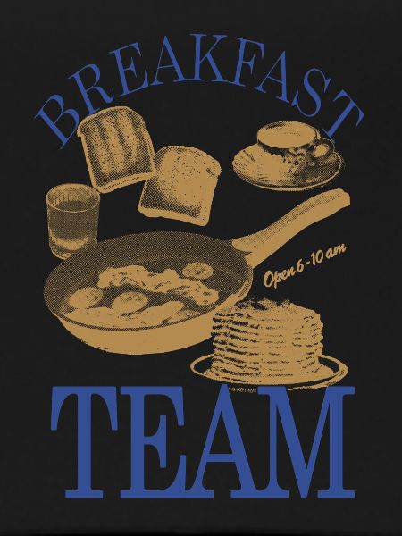 Breakfast Team – Retro Breakfast Motif