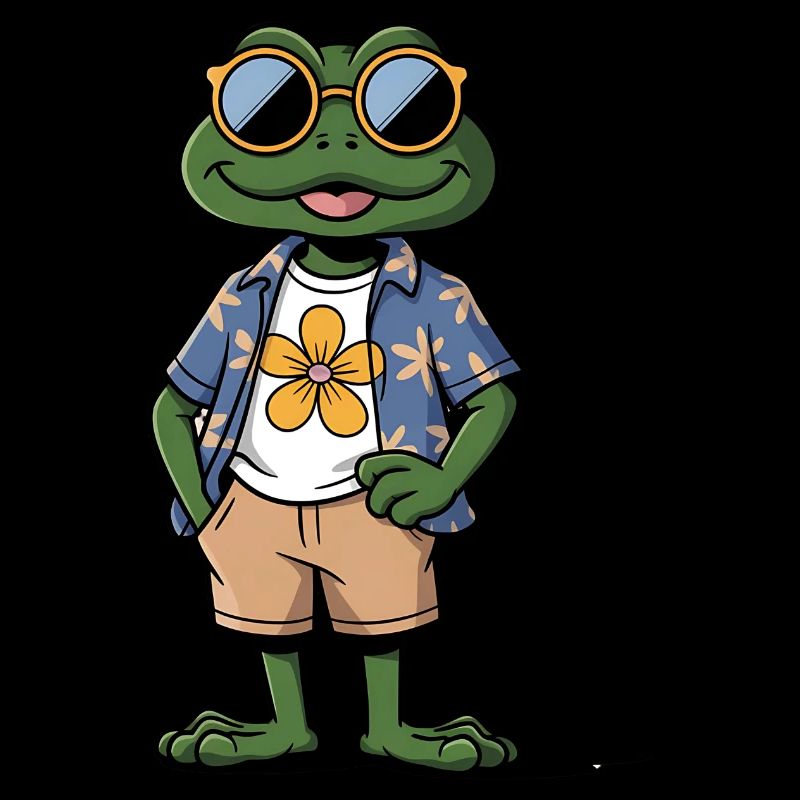Funny Summer Frog