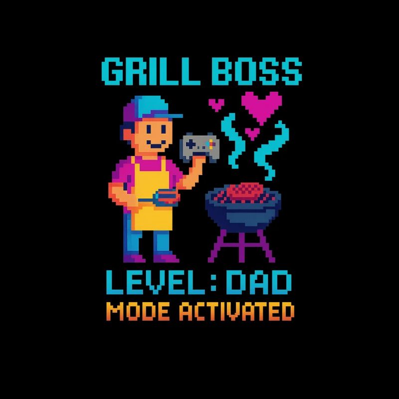 Grill Dad Mode Activé Grilling Father Gaming