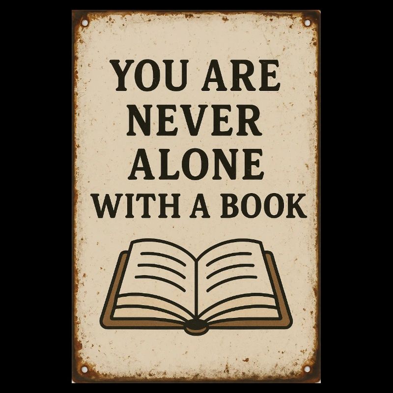 You're never alone with a book