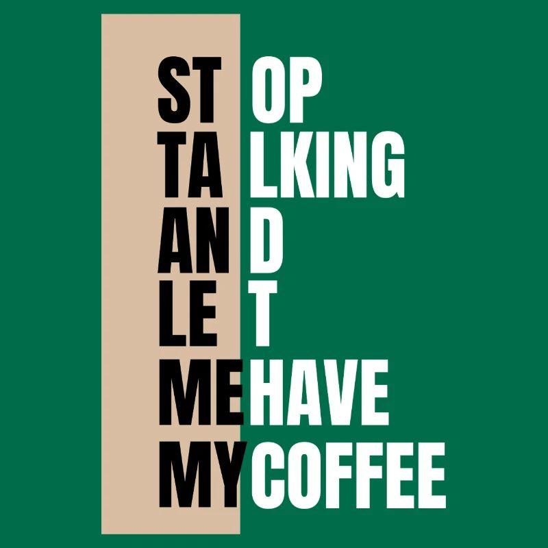 Stop talking – need coffee first