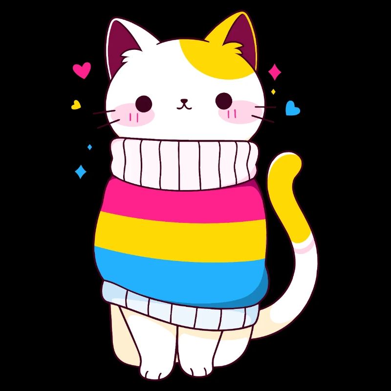 Pansexual Cat LGBTQ+ Pride CSD Queer Pride
