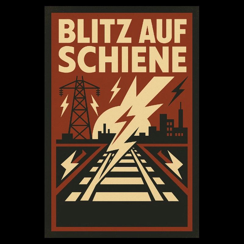 Blitz Schiene Eisenbahn