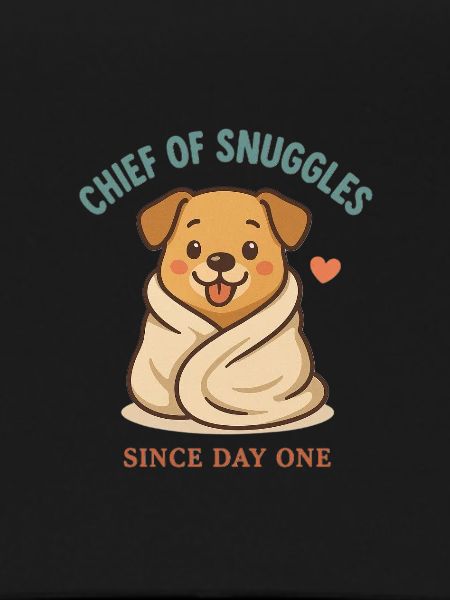 Dog with heart