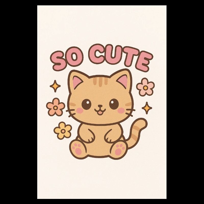 So cute kitty design