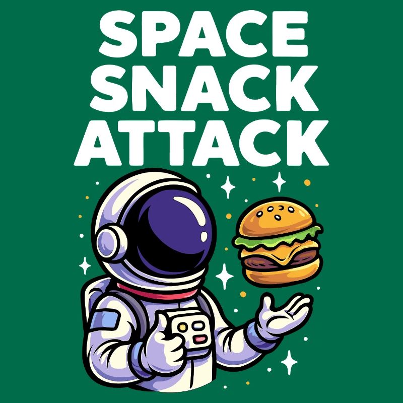 Burger d'astronaute, snack spatial, attaque