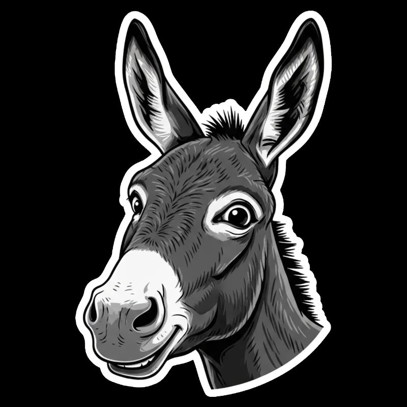 Curious Donkey – Charming & Funny