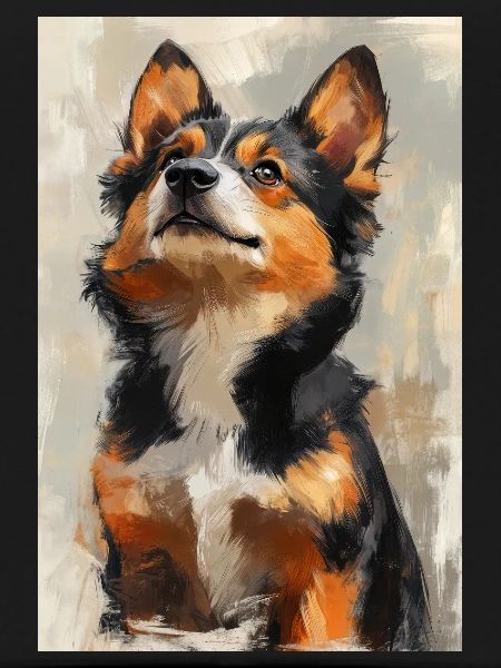 Illustration of a dog