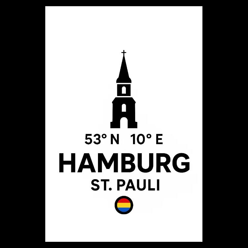 Plaque de la Koord de Saint-Paul de Hambourg