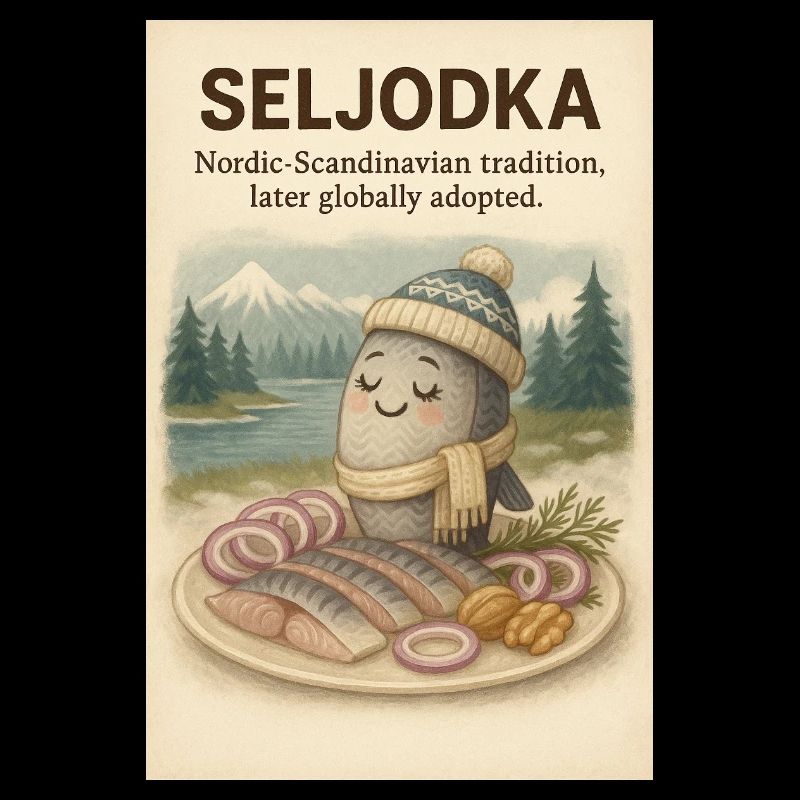 Seljodka Fish Plate Nordic Charm