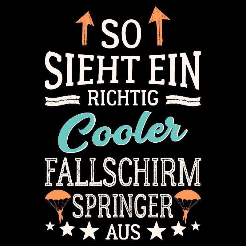So sieht ein richtig cooler Fallschirmspringer aus