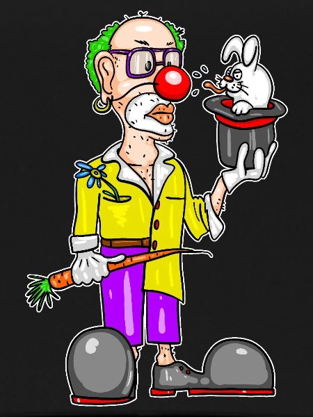 Clown & Rabbit – Funny Magic Cartoon