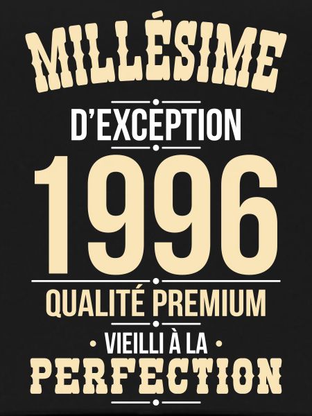 1996 – Millésime d’exception – Qualité premium