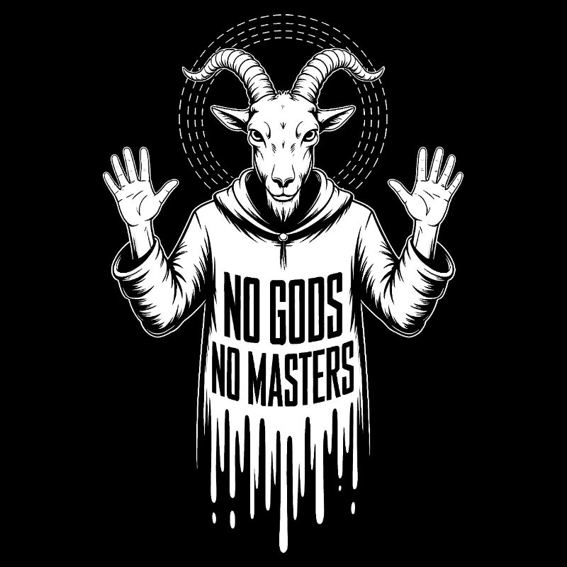 Anarchic Goat Halo Tee