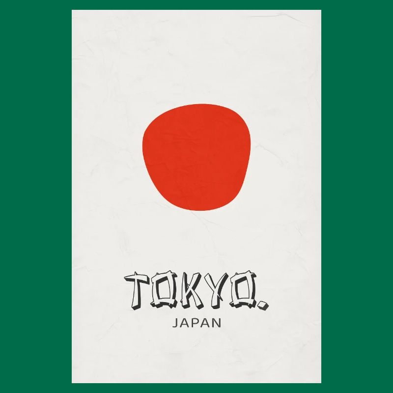 Affiche Tokyo – Déclaration de design moderne