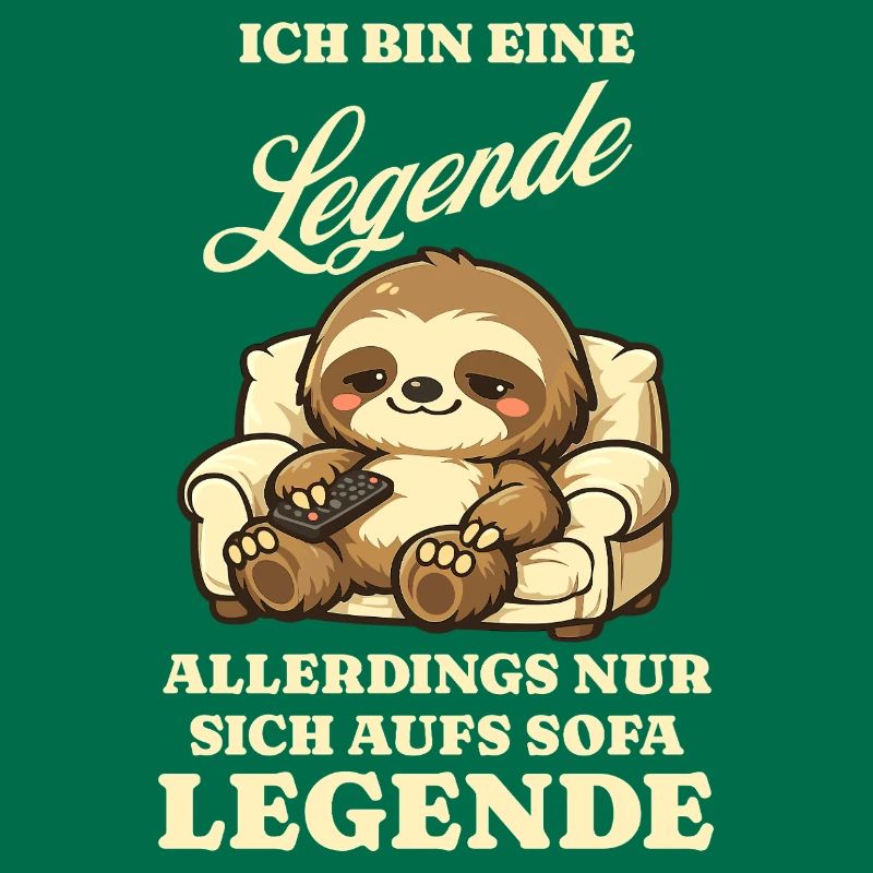 Sloth Series Evening Sofa Saying Funny