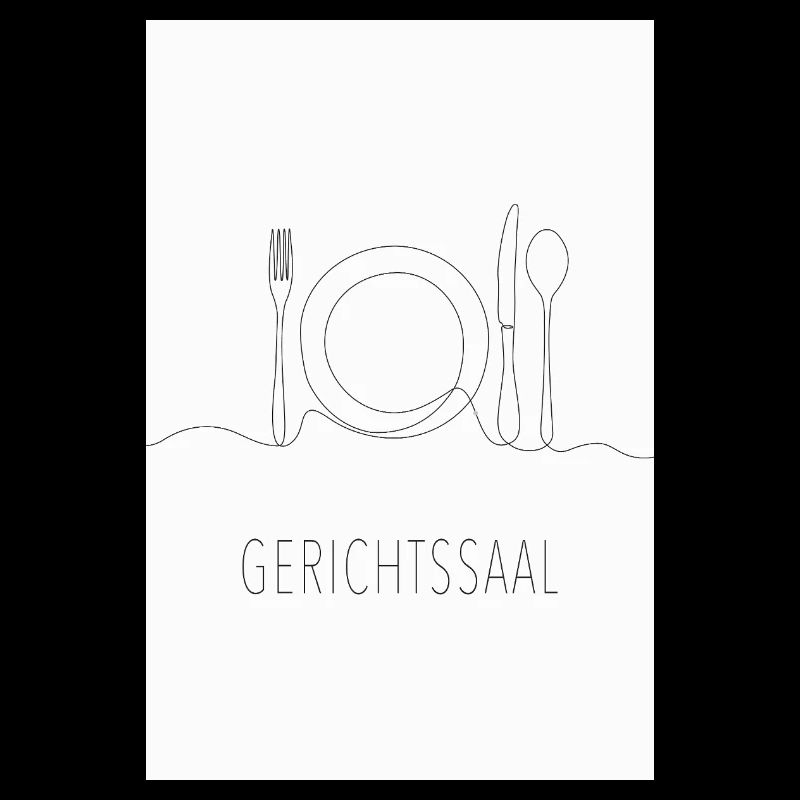 Gerichtssaal Wortspiel Lustig Küche