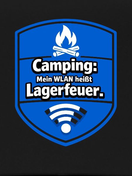 Feu de camp de camping
