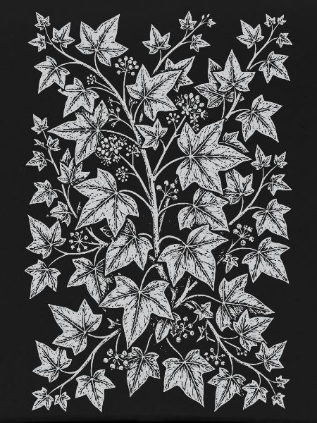 English Ivy Flowers Pattern