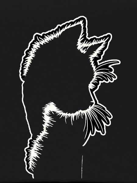 Katzensilhouette | Minimalistisches Design