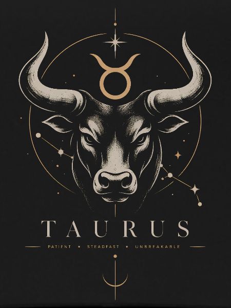 Taurus Sternzeichen Stiers Symbol