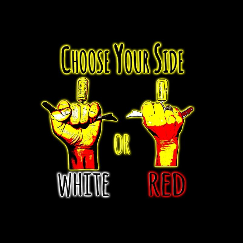 Wählen Sie Ihre Seite, ob Sie weiß oder rot sind