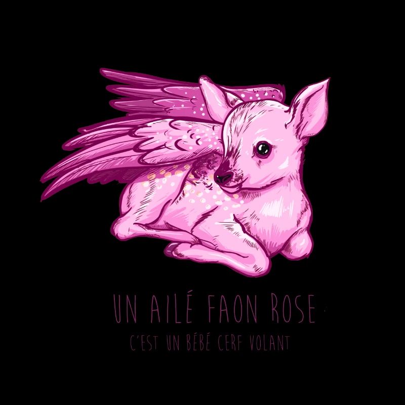Ailé faon rose