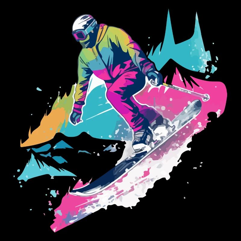 David skiing