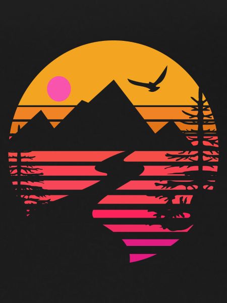 Mountains Outdoor Retro
